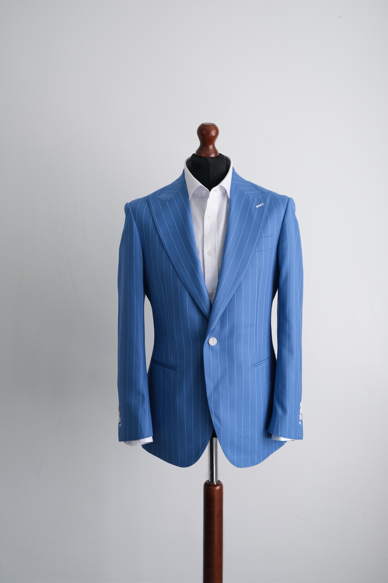Black tie formalwear detail
